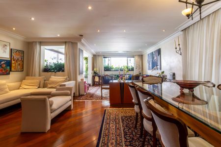 Sala de apartamento à venda com 4 quartos, 229m² em Brooklin, São Paulo