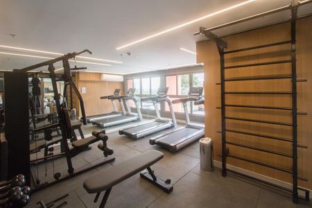 Studio para alugar com 50m², 1 quarto e sem vaga Studio para alugar com 50m², 1 quarto e sem vagaÁrea comum - Academia