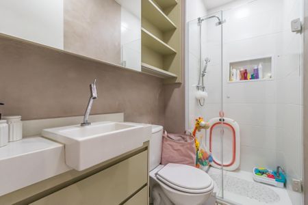 Apartamento à venda com 70m², 3 quartos e 2 vagasBanheiro Social