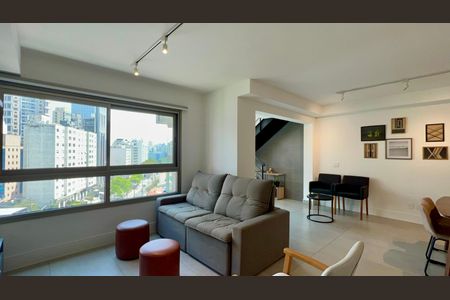 Sala de apartamento para alugar com 2 quartos, 87m² em Jardim Paulista, São Paulo
