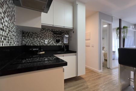 Studio à venda com 37m², 1 quarto e 1 vagaCozinha