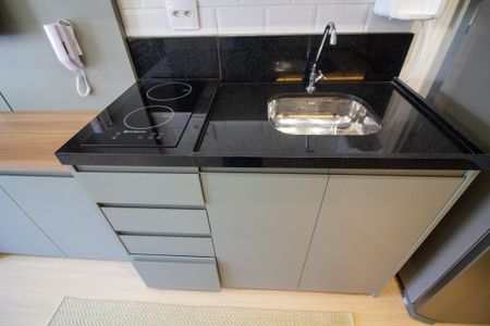 Studio para alugar com 25m², 1 quarto e sem vagaCozinha