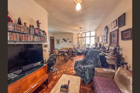 Sala de apartamento à venda com 3 quartos, 130m² em Laranjeiras, Rio de Janeiro