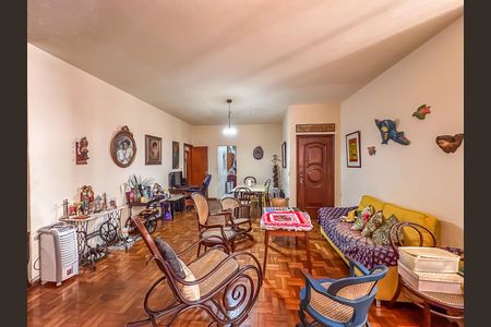 Sala de apartamento à venda com 3 quartos, 130m² em Laranjeiras, Rio de Janeiro