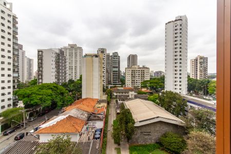 Vista da Varanda de kitnet/studio à venda com 1 quarto, 26m² em Campo Belo, São Paulo