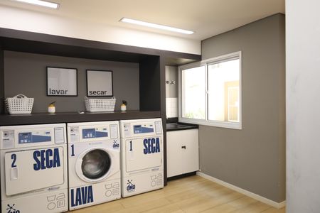 Apartamento à venda com 37m², 2 quartos e sem vagaÁrea comum - Lavanderia