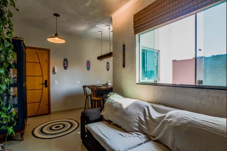 Sala de apartamento à venda com 2 quartos, 90m² em Vila Alice, Santo André