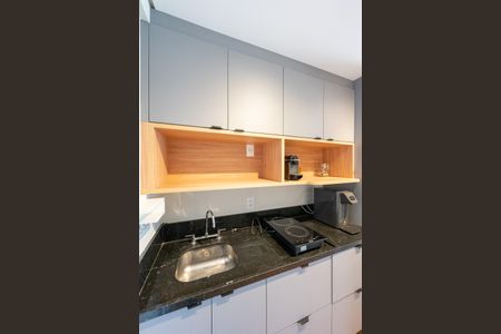 Studio à venda com 26m², 1 quarto e sem vagaCozinha