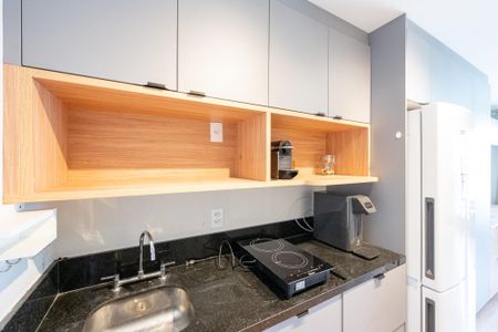 Studio à venda com 26m², 1 quarto e sem vagaCozinha