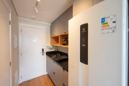 Studio à venda com 26m², 1 quarto e sem vagaCozinha