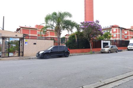 Apartamento para alugar com 45m², 2 quartos e 1 vagaFachada do condomínio - Placa instalada na fachada do condomínio - Código da placa: JHAR-472