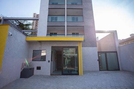 Studio para alugar com 28m², 1 quarto e sem vaga Studio para alugar com 28m², 1 quarto e sem vagaFachada