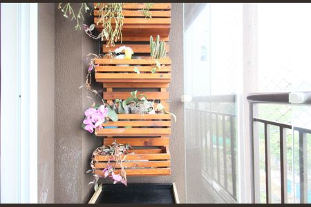 Varanda Sala de apartamento à venda com 2 quartos, 48m² em Vila Andrade, São Paulo