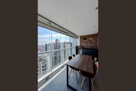 Varanda da Sala de apartamento à venda com 1 quarto, 53m² em Jardim Analia Franco, São Paulo