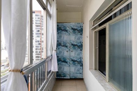 Varanda da Sala de apartamento para alugar com 1 quarto, 80m² em Santa Ifigênia, São Paulo