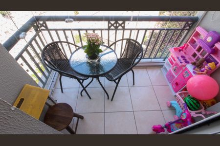 Varanda da Sala de apartamento à venda com 2 quartos, 52m² em Vila Bela, São Paulo