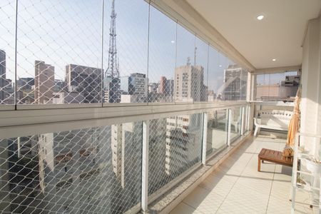 Sacada de apartamento à venda com 3 quartos, 139m² em Paraíso, São Paulo