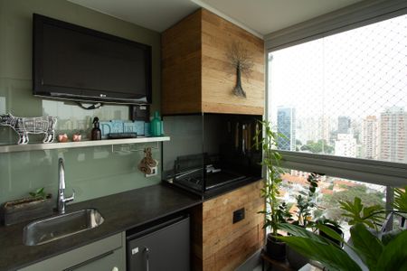 Varanda da Sala de apartamento à venda com 4 quartos, 120m² em Vila Olímpia, São Paulo