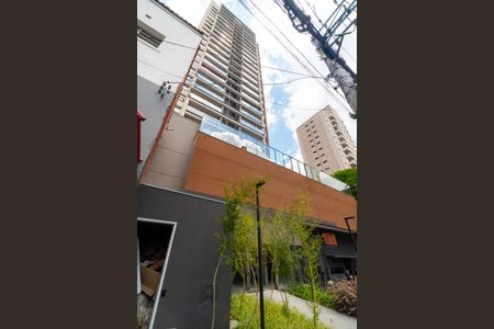 Fachada do Prédio de kitnet/studio para alugar com 1 quarto, 25m² em Vila Clementino, São Paulo