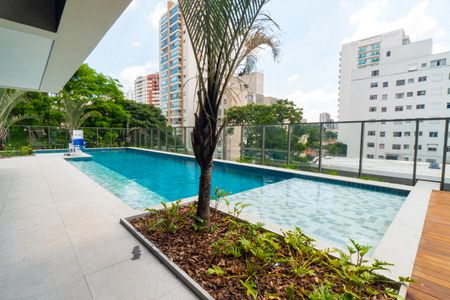 Área comum - Piscina de kitnet/studio para alugar com 1 quarto, 25m² em Vila Clementino, São Paulo