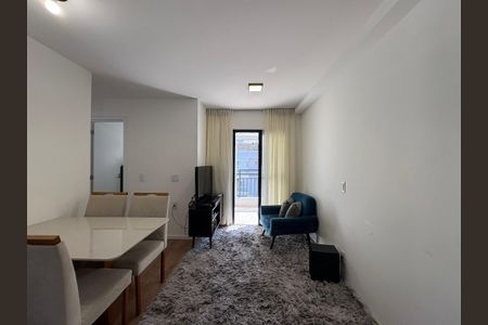 Sala de apartamento à venda com 2 quartos, 48m² em Campestre, Santo André