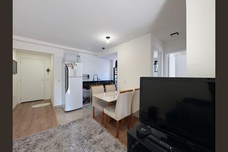 Sala de apartamento à venda com 2 quartos, 48m² em Campestre, Santo André