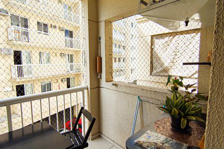 Varanda da Sala de apartamento à venda com 2 quartos, 59m² em Taquara, Rio de Janeiro