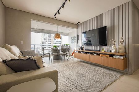 Sala/Cozinha de apartamento à venda com 1 quarto, 74m² em Sumaré, São Paulo