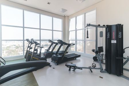 Apartamento para alugar com 46m², 1 quarto e 1 vaga Apartamento para alugar com 46m², 1 quarto e 1 vagaAcademia