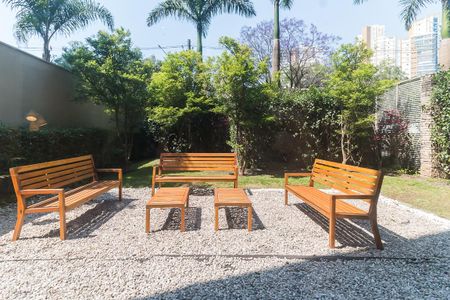 Apartamento para alugar com 46m², 1 quarto e 1 vaga Apartamento para alugar com 46m², 1 quarto e 1 vagaÁrea comum do Salão de Festas