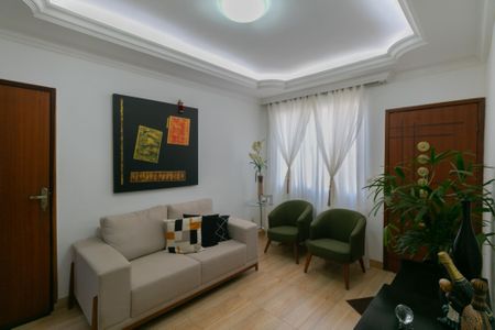 Sala de apartamento à venda com 3 quartos, 92m² em Castelo, Belo Horizonte