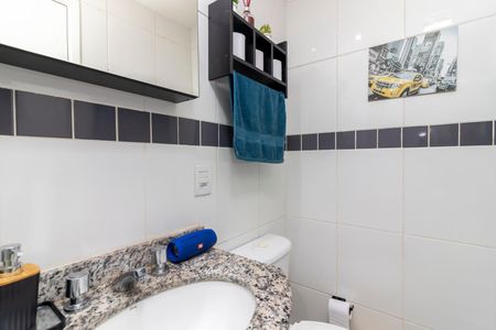 Apartamento à venda com 57m², 2 quartos e 2 vagasBanheiro Social