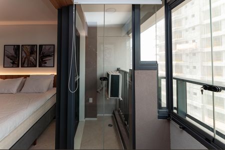 Studio para alugar com 25m², 1 quarto e sem vaga Studio para alugar com 25m², 1 quarto e sem vagaVaranda Estendida