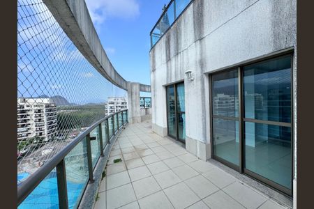 Varanda  de apartamento à venda com 3 quartos, 230m² em Recreio dos Bandeirantes, Rio de Janeiro