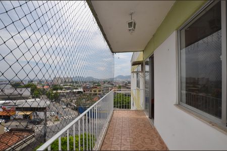 Varanda da Sala de apartamento para alugar com 3 quartos, 73m² em Vila Valqueire, Rio de Janeiro