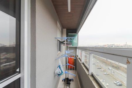 Varanda da Sala de apartamento para alugar com 2 quartos, 50m² em Vila Metalúrgica, São Paulo