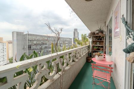 Vista da Varanda da Sala de apartamento para alugar com 1 quarto, 56m² em Bela Vista, São Paulo