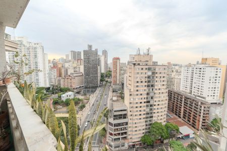 Vista da Varanda da Sala de apartamento para alugar com 1 quarto, 56m² em Bela Vista, São Paulo