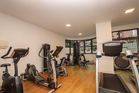 Apartamento para alugar com 212m², 4 quartos e 4 vagas Apartamento para alugar com 212m², 4 quartos e 4 vagasÁrea comum - Academia