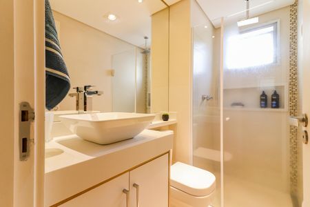 Apartamento à venda com 85m², 2 quartos e 2 vagasBanheiro da Suíte