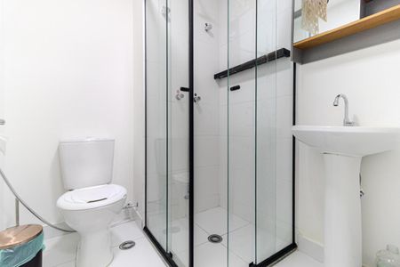 Banheiro de apartamento à venda com 1 quarto, 30m² em República, São Paulo