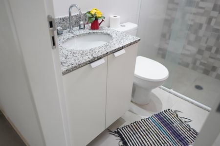 Apartamento à venda com 60m², 2 quartos e 1 vagaBanheiro da Suíte 1