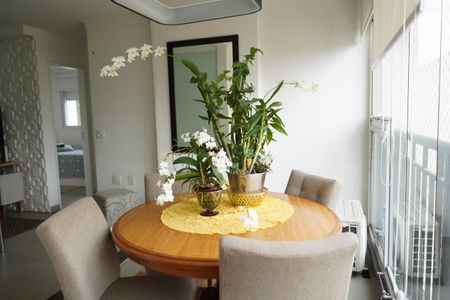 Varanda da Sala de apartamento à venda com 2 quartos, 60m² em Vila Bertioga, São Paulo