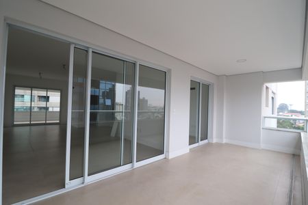 Varanda da Sala de apartamento à venda com 4 quartos, 185m² em Jardim, Santo André