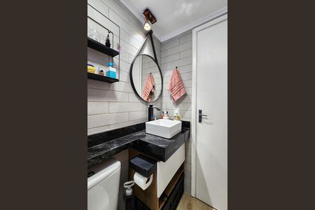 Banheiro de apartamento à venda com 2 quartos, 45m² em Assunção, São Bernardo do Campo