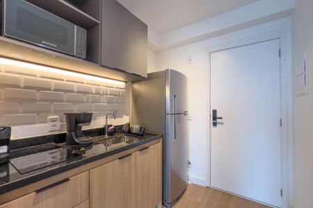 Studio para alugar com 25m², 1 quarto e sem vaga Studio para alugar com 25m², 1 quarto e sem vagaCozinha