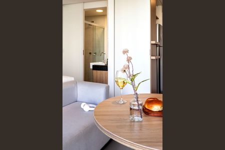 Studio para alugar com 28m², 1 quarto e sem vaga