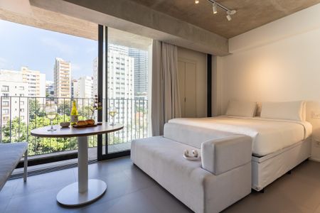 Studio para alugar com 28m², 1 quarto e sem vaga