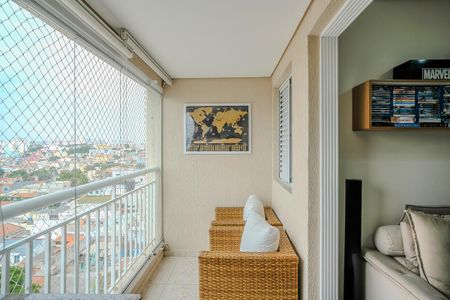 Varanda gourmet de apartamento à venda com 2 quartos, 71m² em Santa Paula, São Caetano do Sul