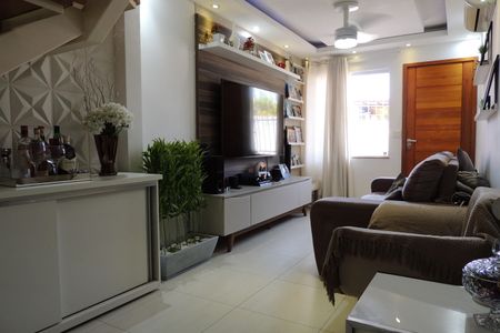 Sala 1 de casa de condomínio à venda com 3 quartos, 132m² em Pechincha, Rio de Janeiro